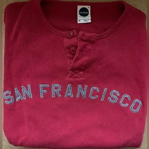 BLUE MARLIN LS Henley -SAN FRANCISCO -MUST HAVE - Collector